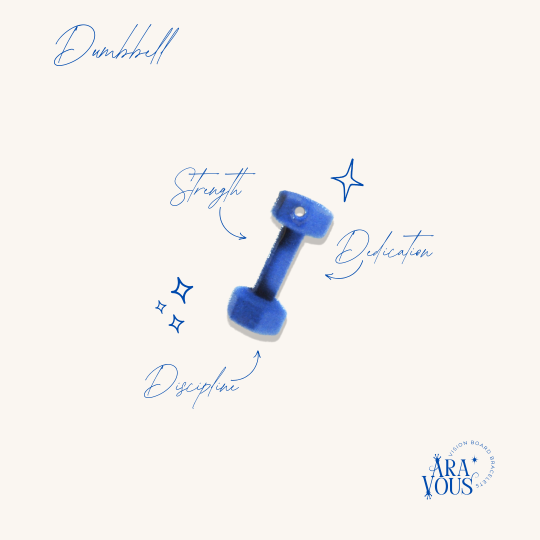 Dumbbell | Vision Board Charm