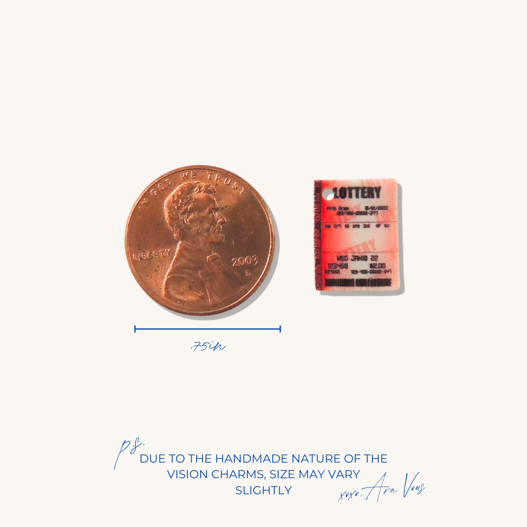 Lottery Ticket | Vision Charm