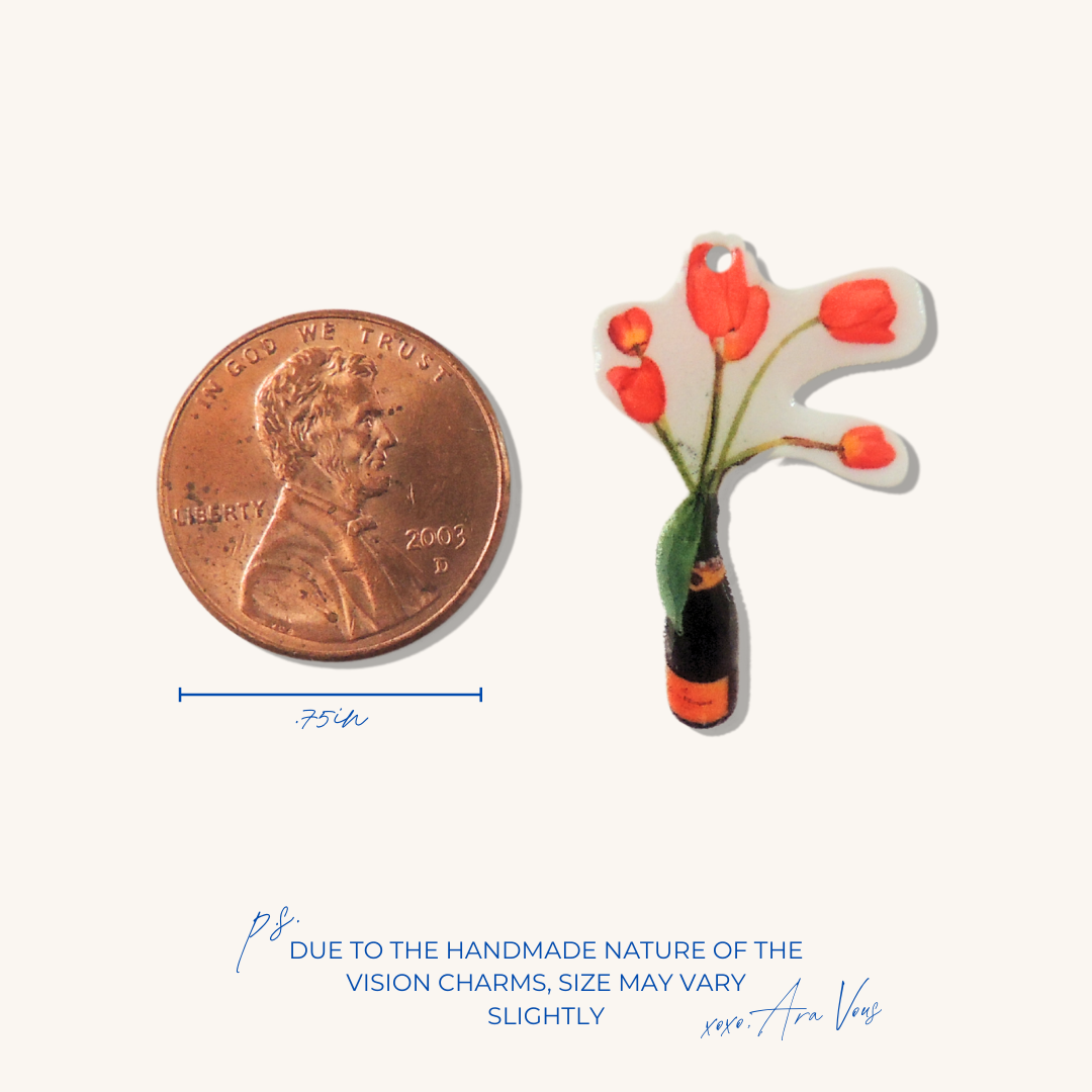 Champagne & Tulips | Vision Board Charm