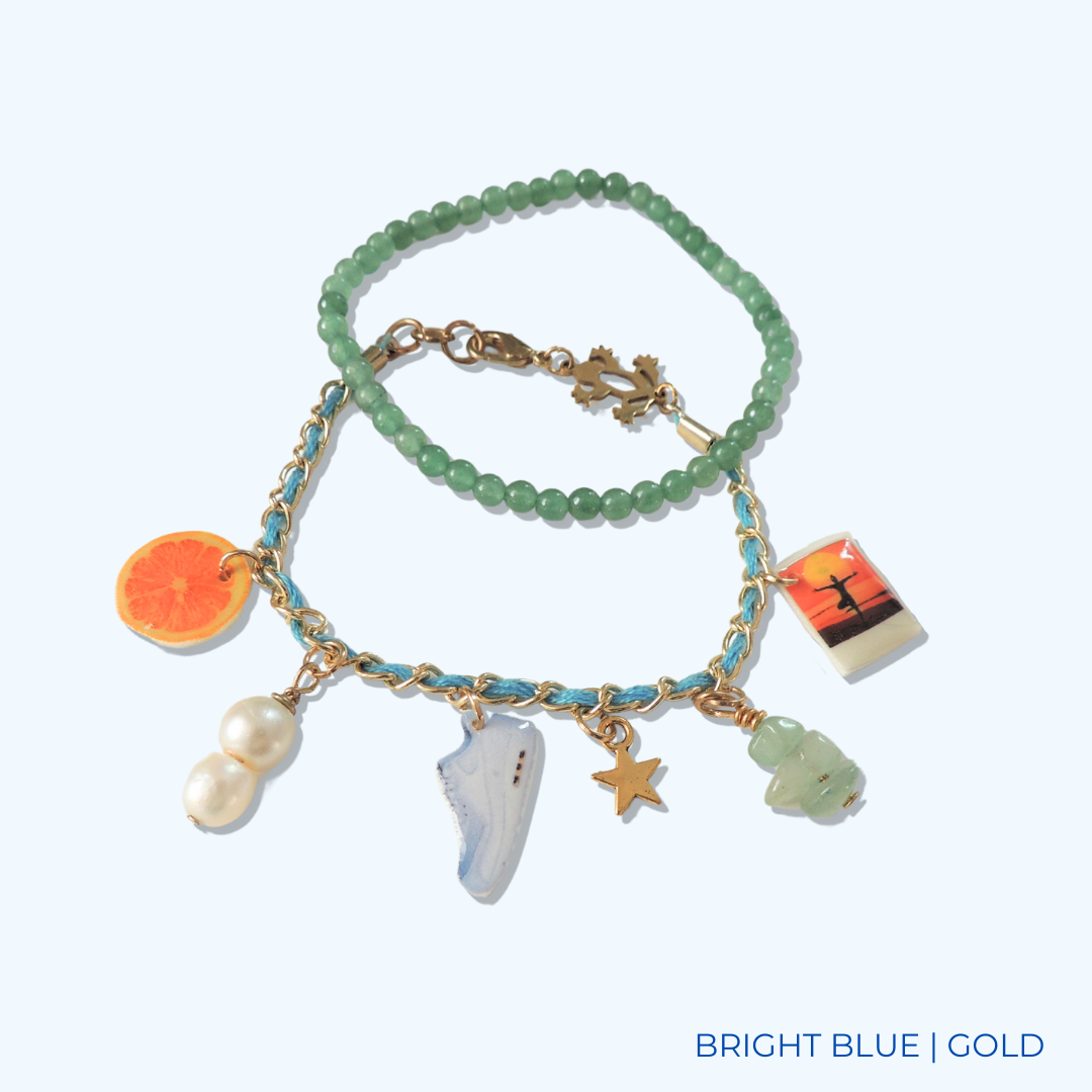 Health Intention Stack | Bright Blue