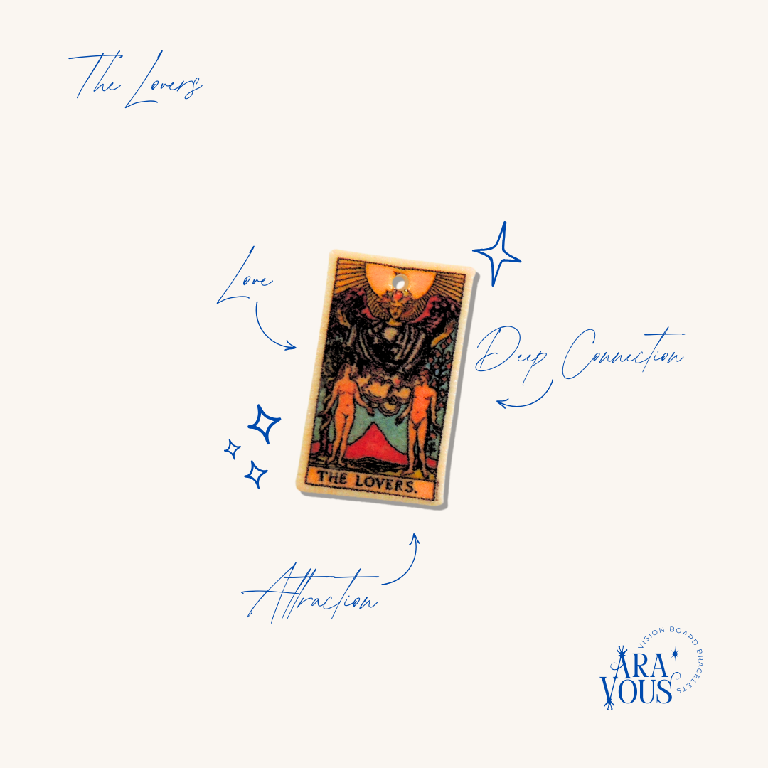 The Lovers Tarot Card | Vision Board Charm