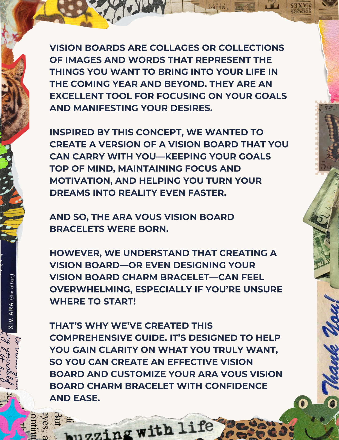 "But I Don't Even Know What I Want?!" An Ara Vous Vision Board Digital Workbook