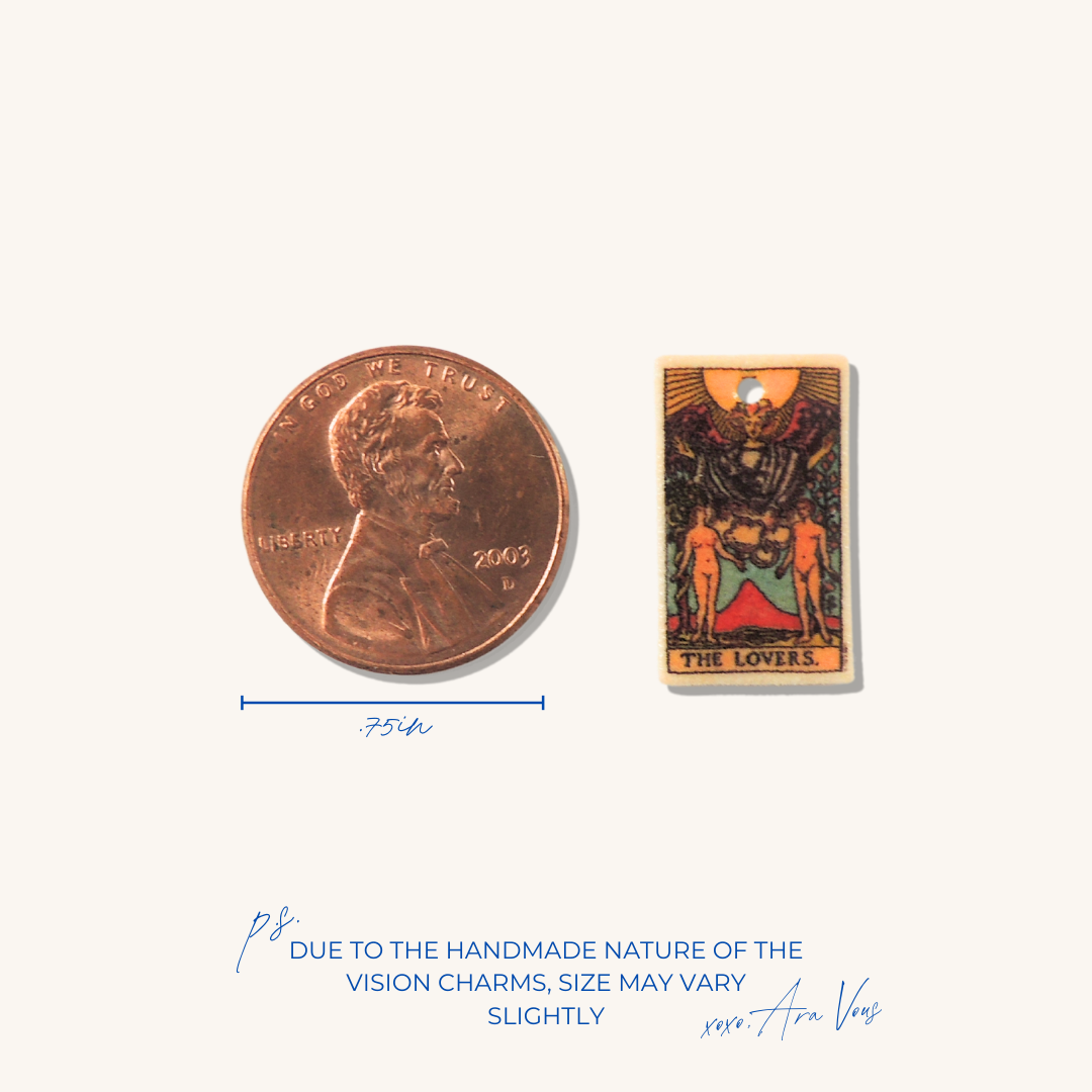 The Lovers Tarot Card | Vision Board Charm