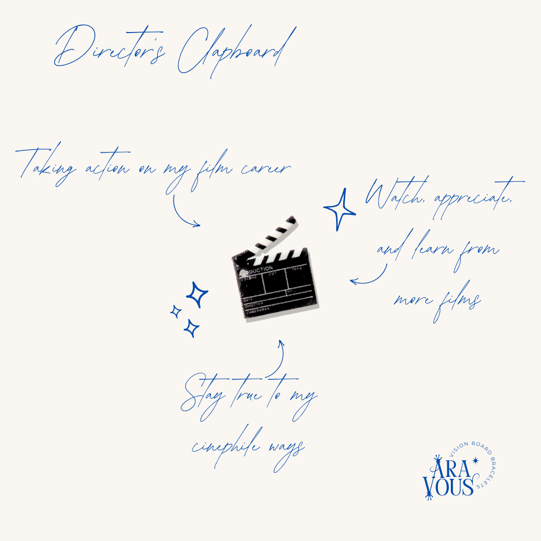 Director's Clapboard | Vision Board Charm