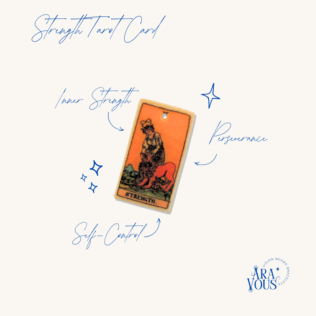 Strength Tarot Card | Vision Board Charm