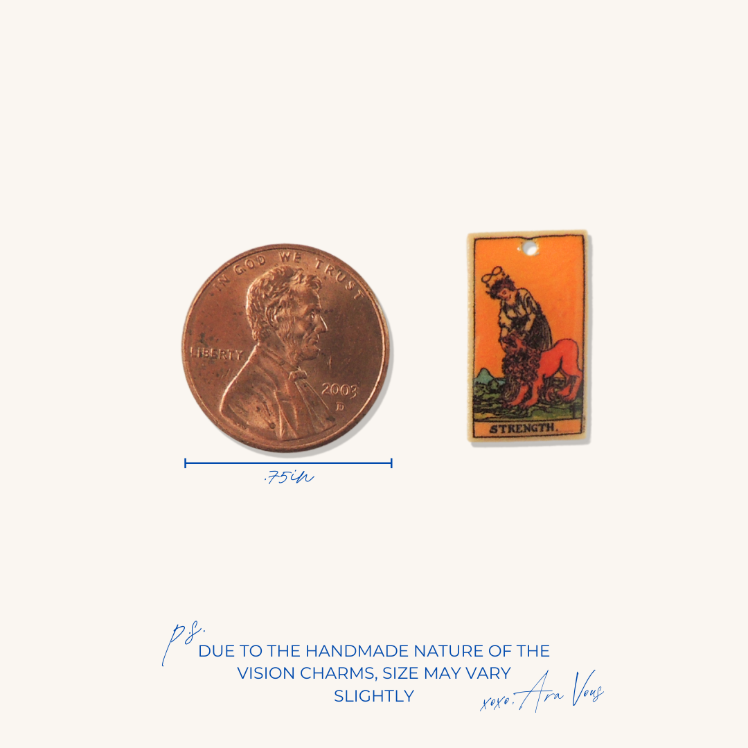 Strength Tarot Card | Vision Board Charm