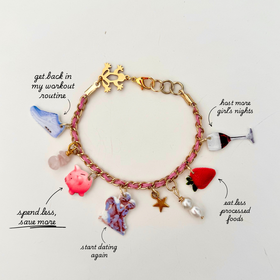 Build Your Own Vision Board Charm Bracelet
