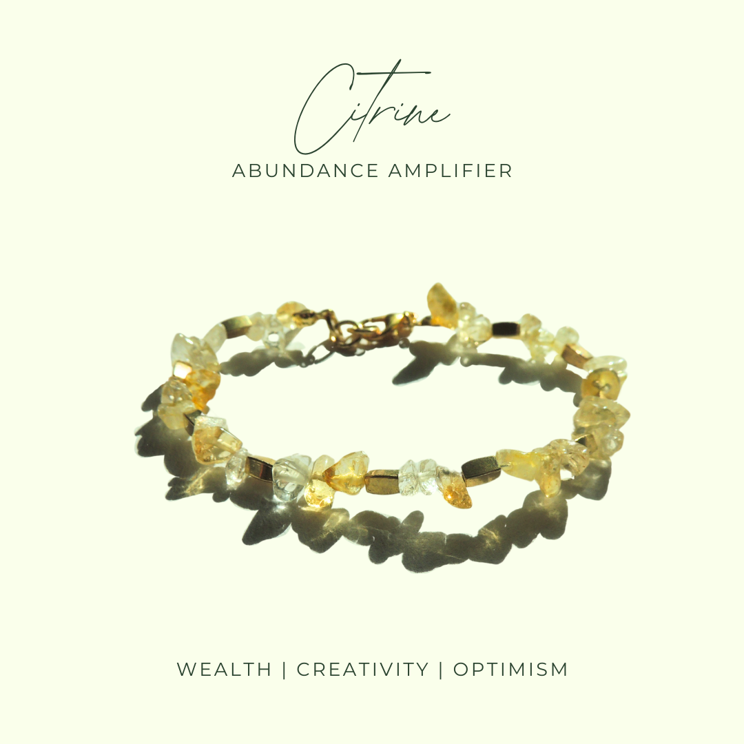 Abundance Amplifier – Citrine Crystal Chip Bracelet