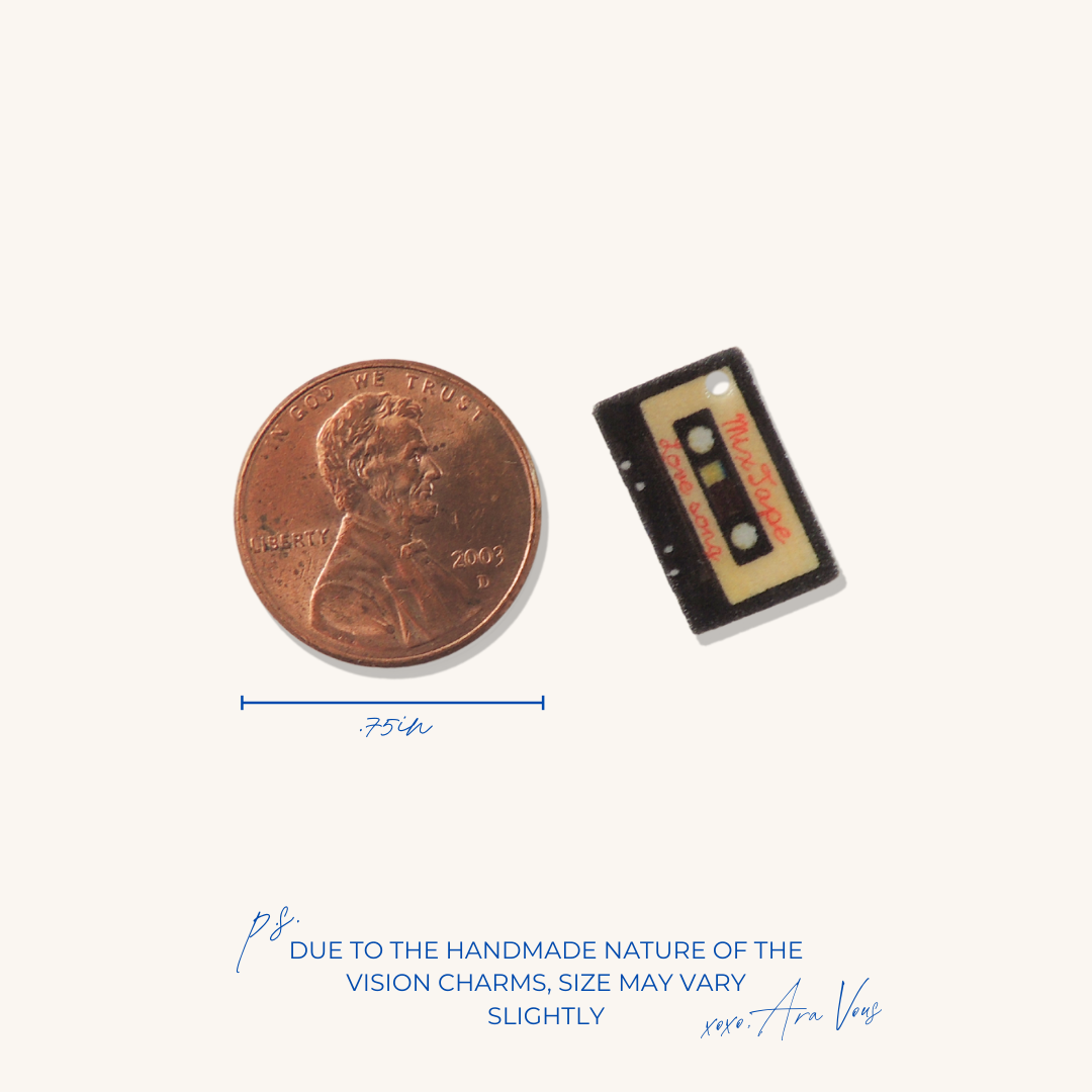 Mixtape Vision Board Charm