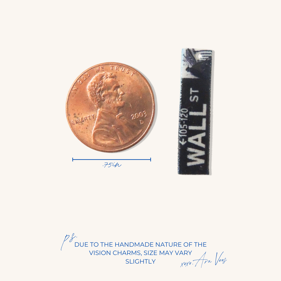 Wall Street Sign | Vision Charm