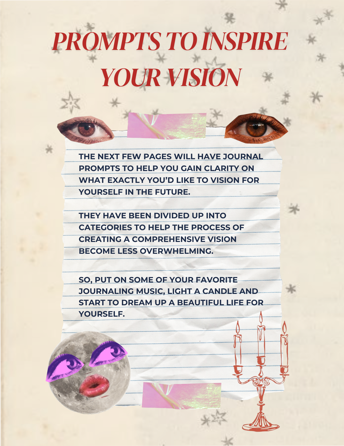 "But I Don't Even Know What I Want?!" An Ara Vous Vision Board Digital Workbook