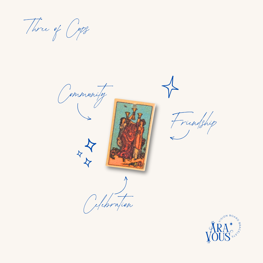 Three of Cups Tarot Card | Vision Charm