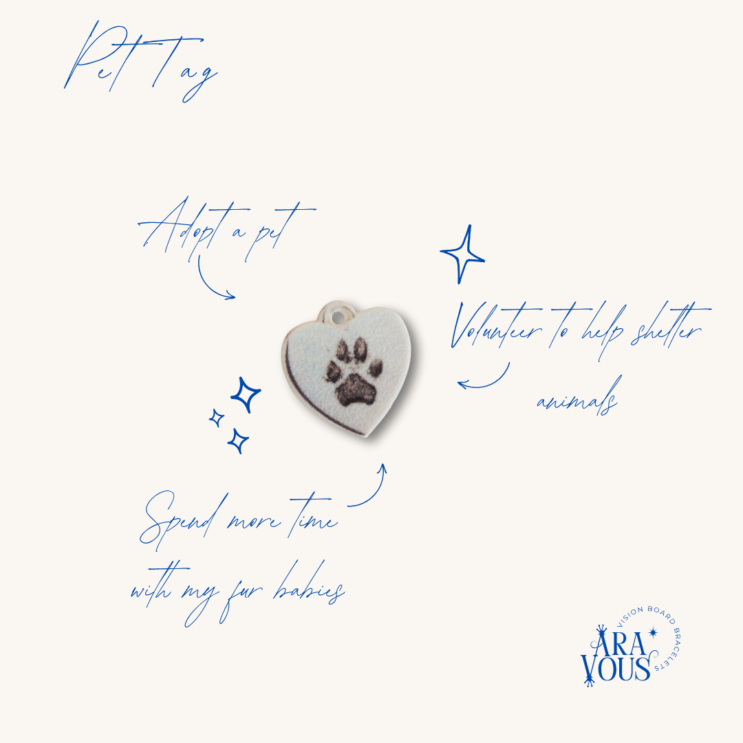 Pet Tag | Vision Board Charm