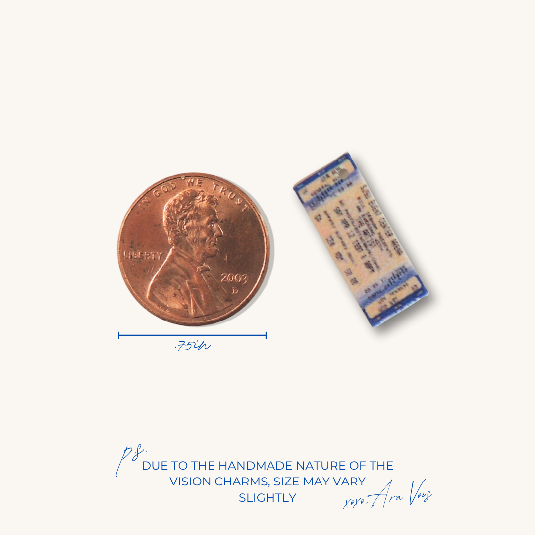 Concert Ticket | Vision Board Charm