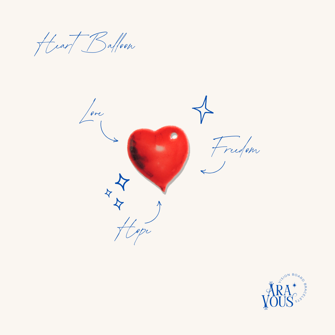 Heart Balloon Vision Charm