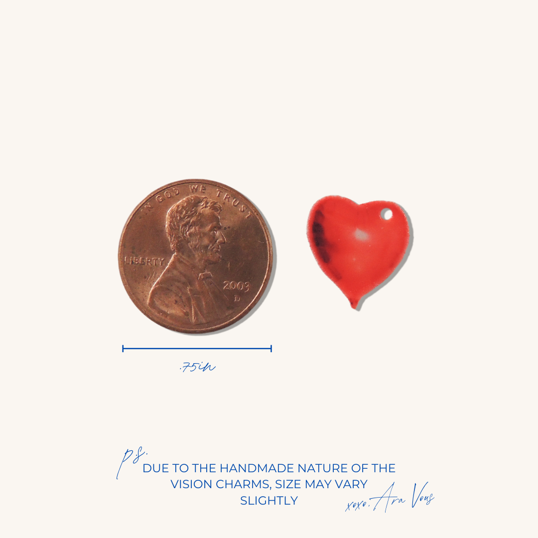 Heart Balloon Vision Charm