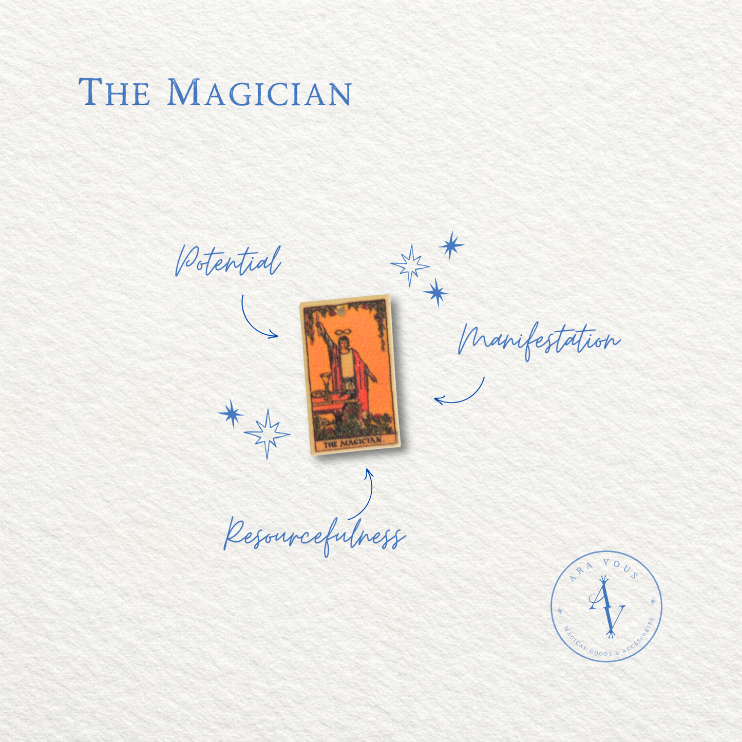 Magician Tarot Card | Vision Board Charm