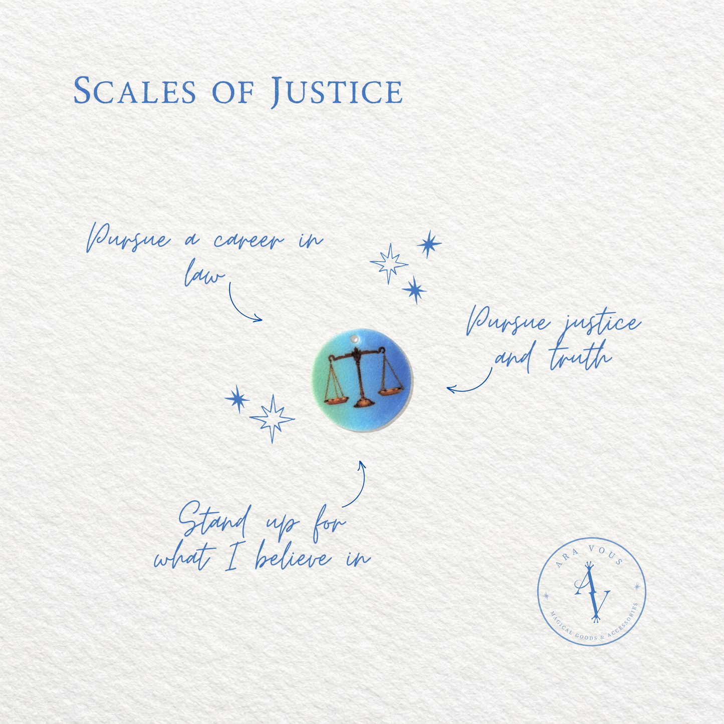 Scales of Justice | Vision Board Charm