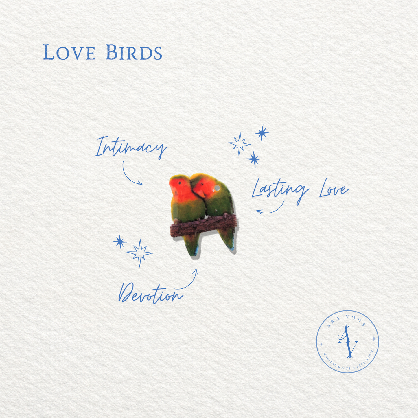 Lovebirds | Vision Board Charm
