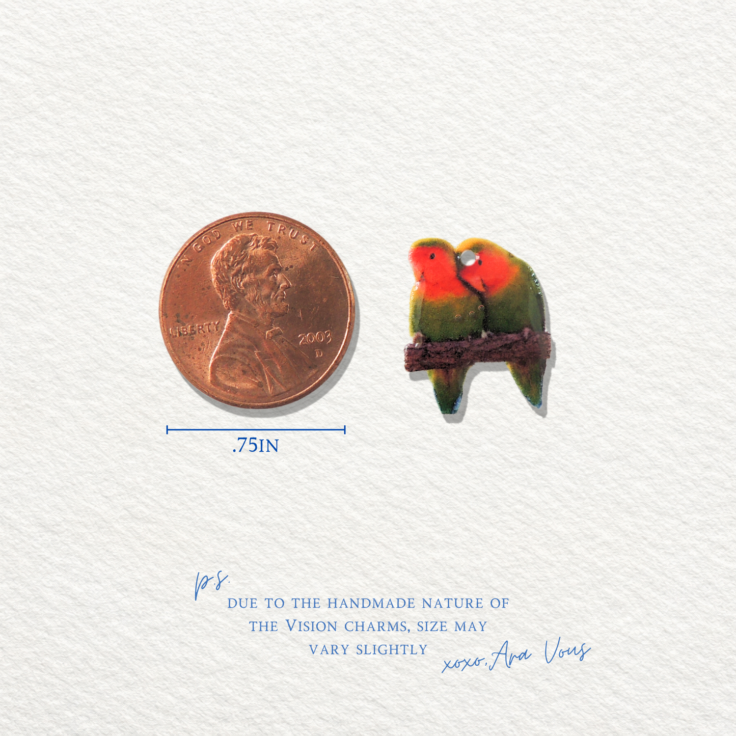 Lovebirds | Vision Board Charm