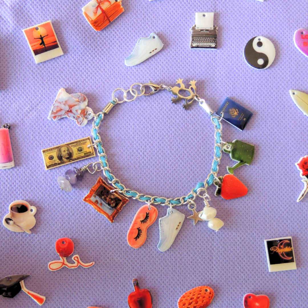Vision Board Charm Bracelet (8 Vision Charms!)