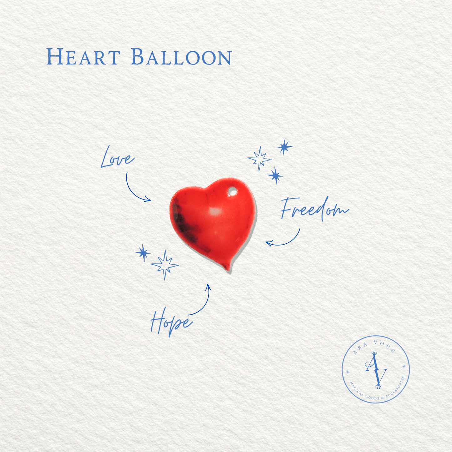 Heart Balloon | Vision Board Charm