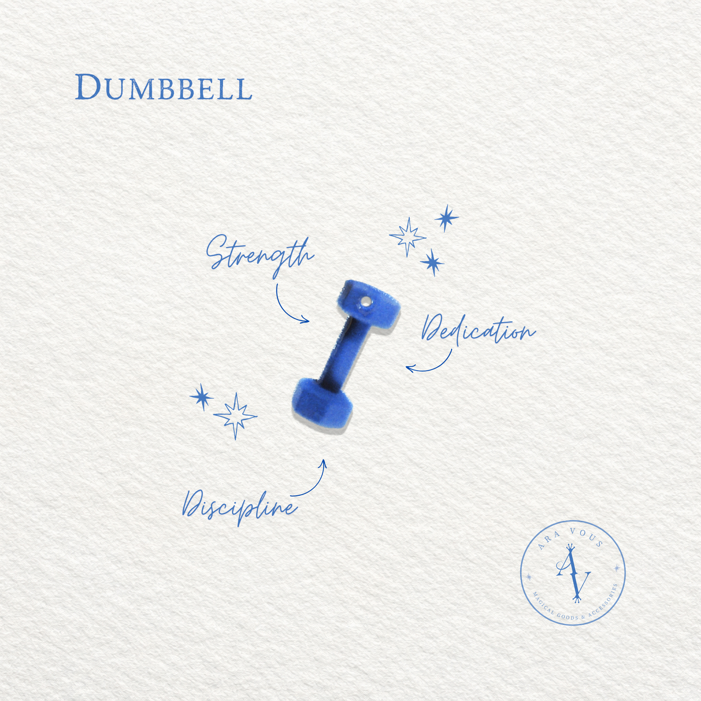Dumbbell | Vision Board Charm