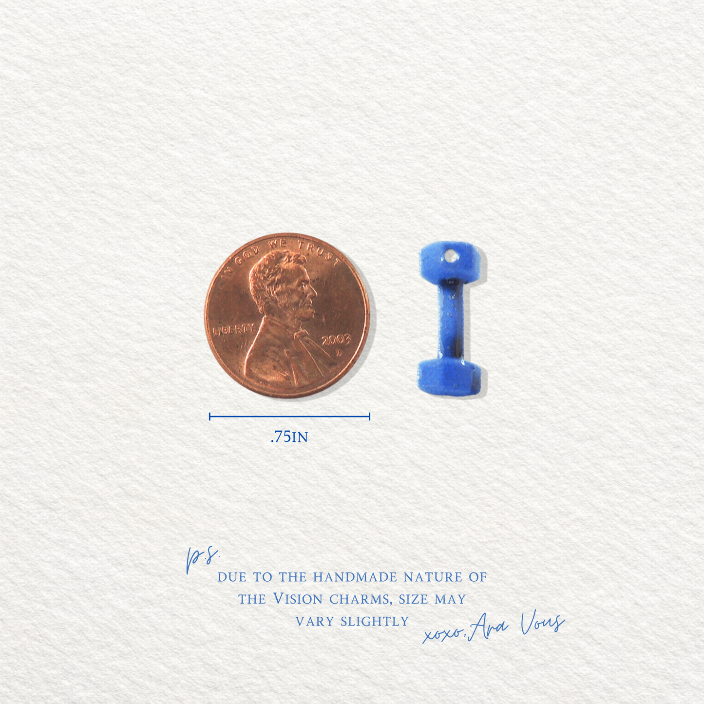 Dumbbell | Vision Board Charm