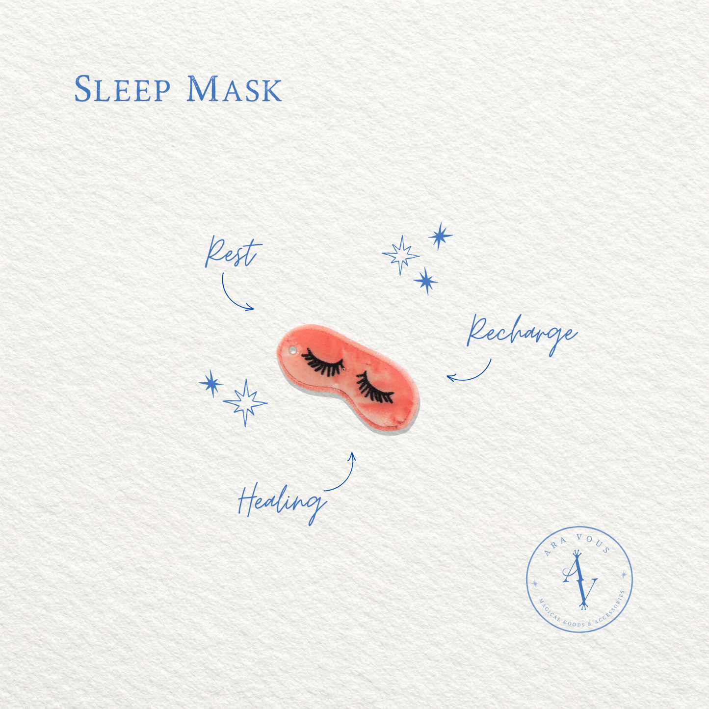 Sleep Mask | Vision Board Charm