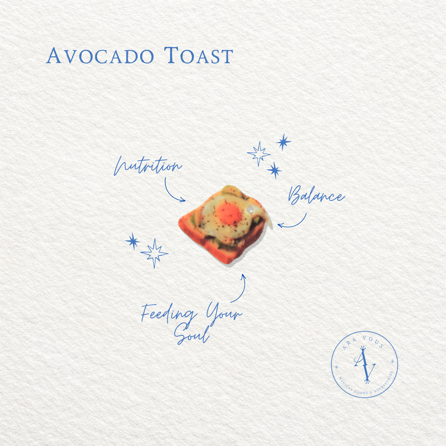 Avocado Toast | Vision Board Charm