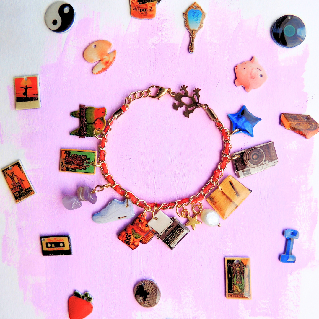 Vision Board Charm Bracelet (8 Vision Charms!)