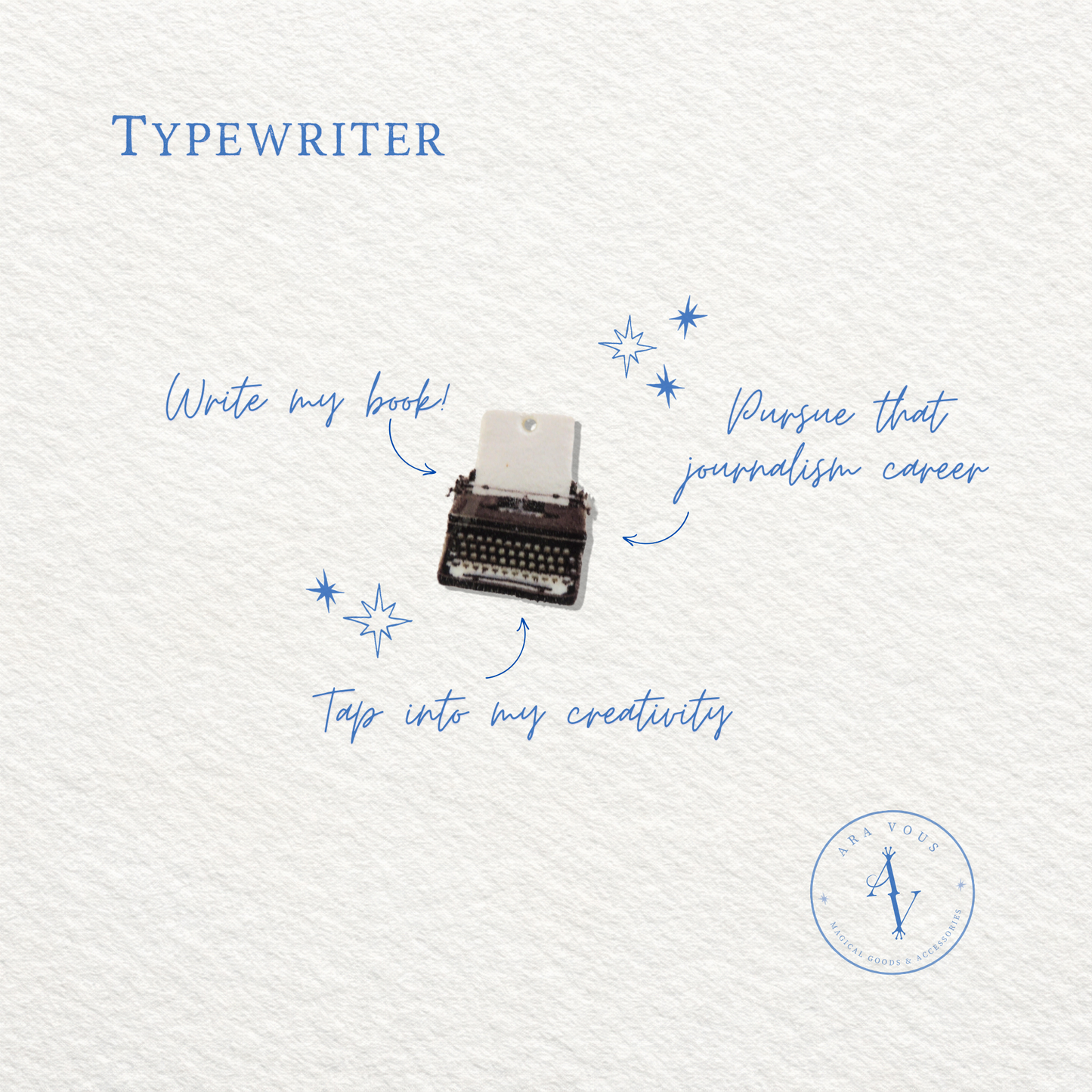 Typewriter | Vision Board Charm