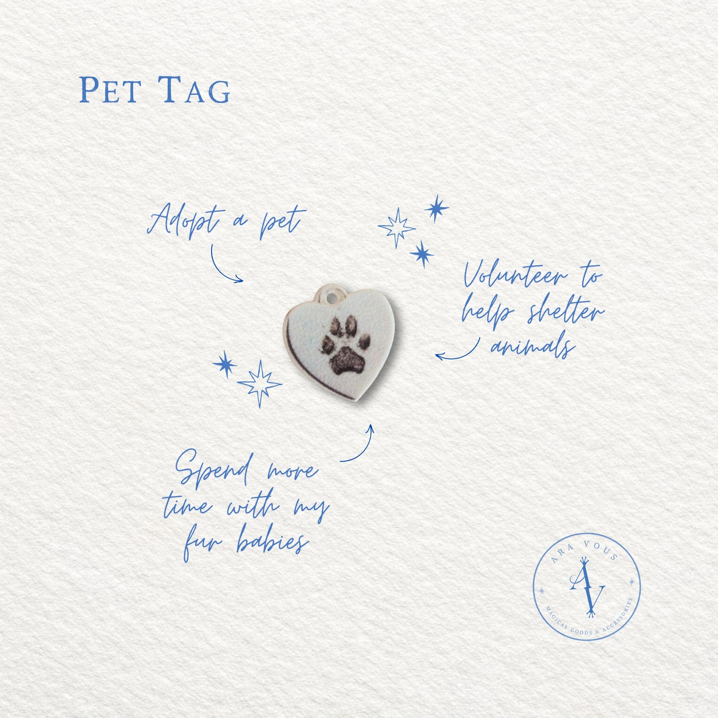 Pet Tag | Vision Board Charm